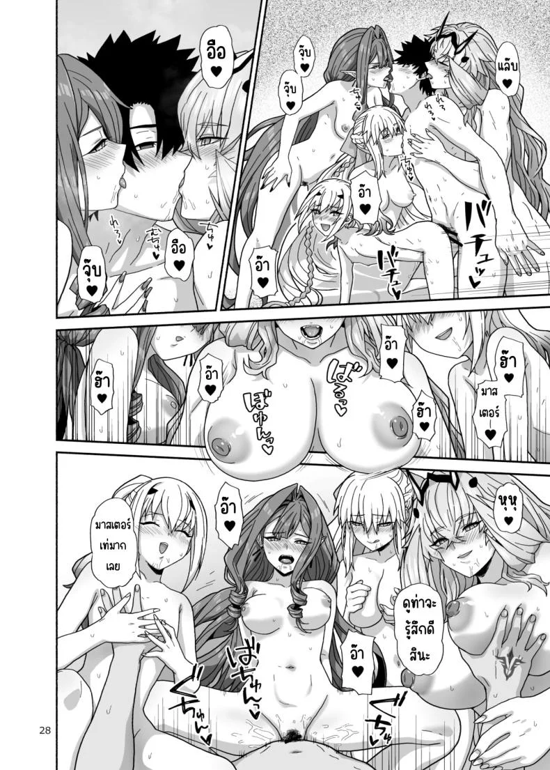 เรื่องราวของเราและสามี [Tsukinami Days (Kiya Hajime)] Watashi-tachi to Waga Otto no Ohanashi (Fate_Grand Order) หน้า 27
