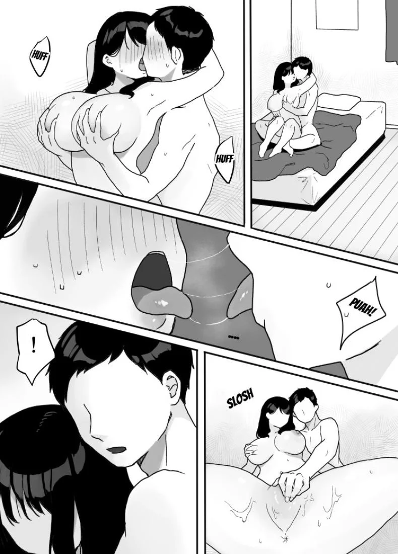 เเม่ใหม่ที่คอยยั่วยวน [Uramitsu] Gibo no Kowaku ~Atarashii Okaa-san~ Seduced by My Step-Mom -My New Mom- หน้า 32