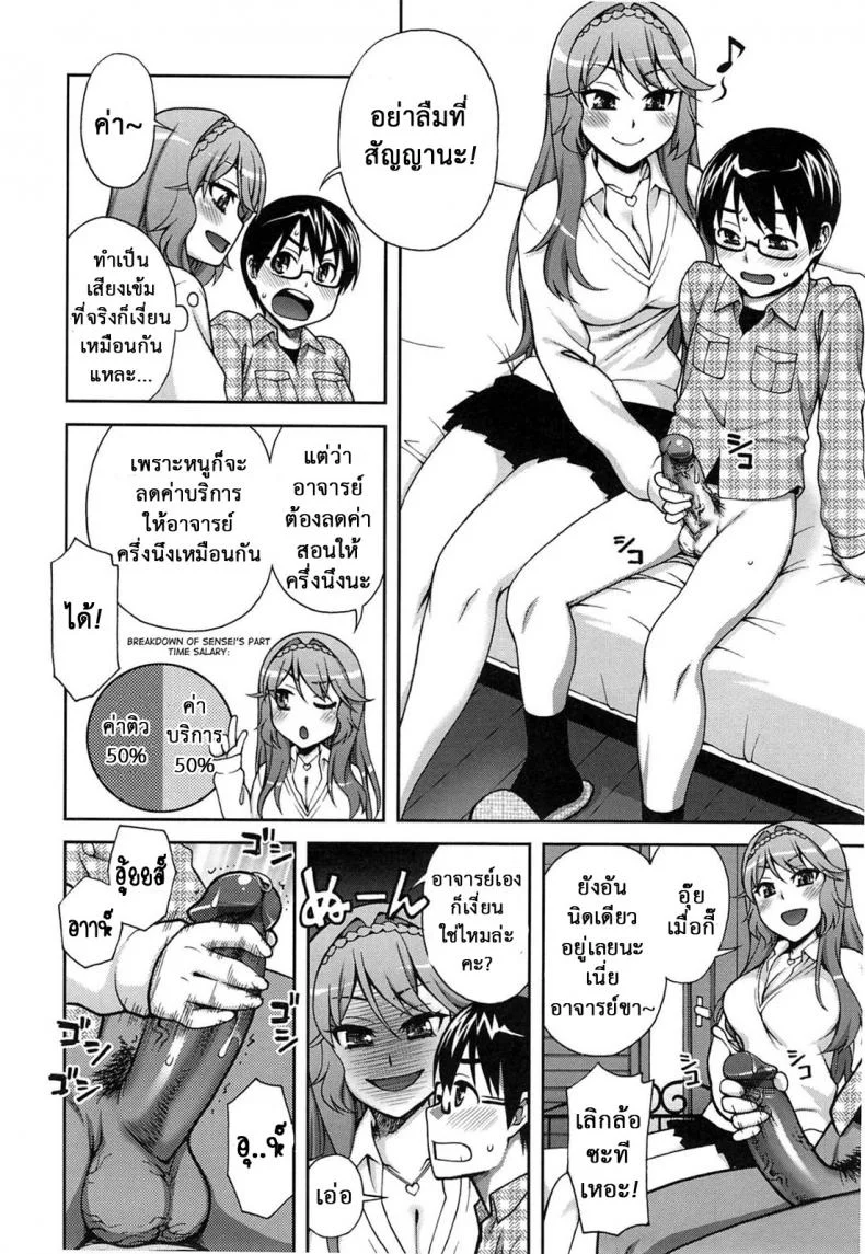 วิชานี้ครูไม่สอน [Unagimaru] Yoiko no Gohoubi | A Good's Boy Gift (COMIC Megastore 2011-04) หน้า 4