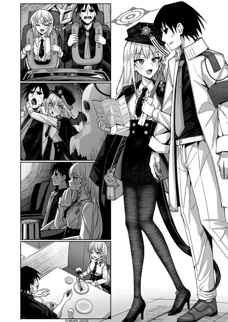 ฟูลคอร์สของฮารุนะ [Gaikotsu no Spare Rib (Kurohagane)] Awaku Koi Nioi, Amaku Ai ni Yoi (Blue Archive) หน้า 12
