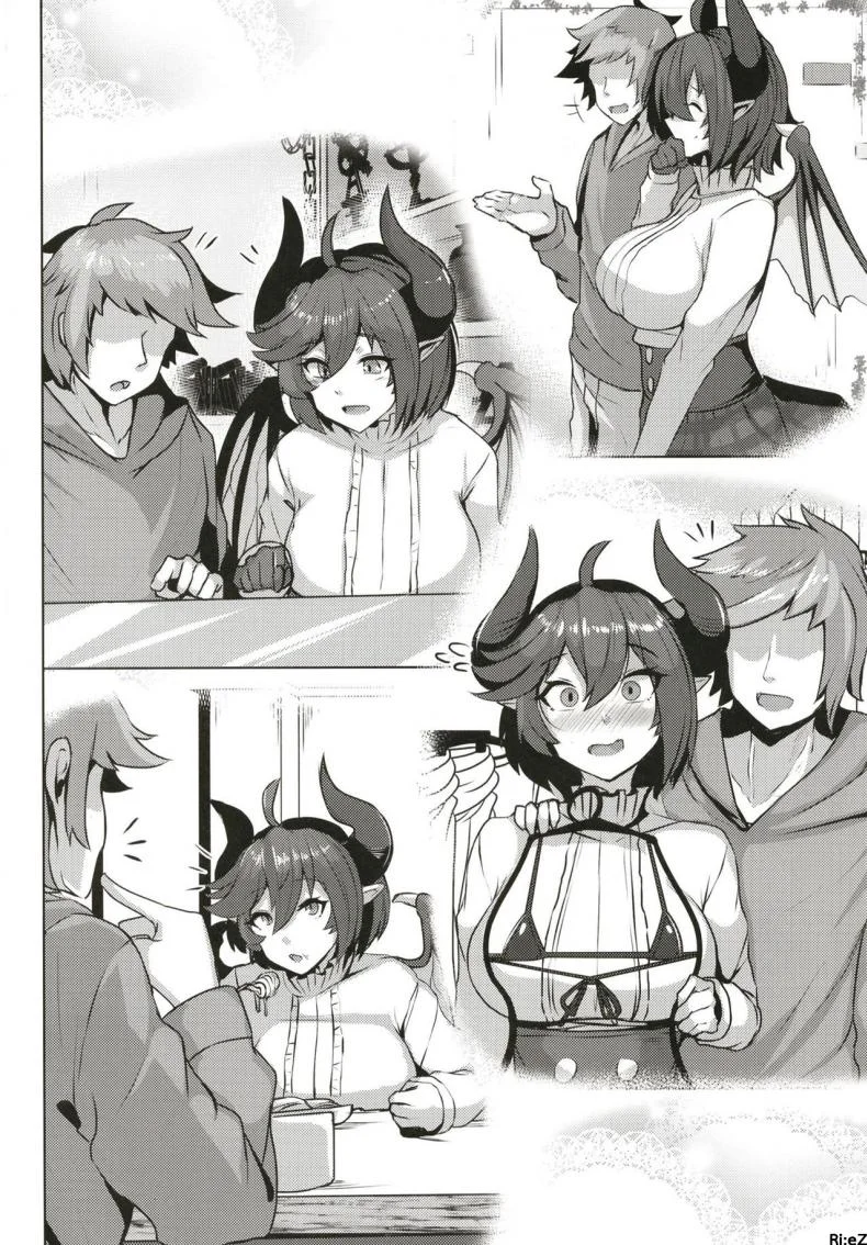 แฟนของผมเป็นมังกรสาว (COMIC1☆13) [Tendou (Tenken)] Boku no Kanojo wa Dragon Girl (Granblue Fantasy) หน้า 4