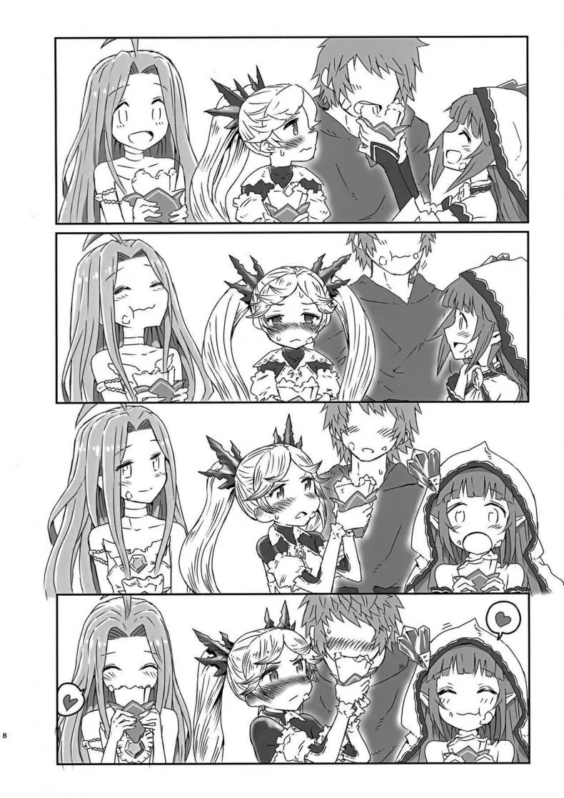 ขอแยกไปหาอะไรหน่อยนะ (Zenkuu no Hasha 15) [Onibi Kuudan (Onibi)] Io-chan to Gran-kun ga Ichaicha H Shichau Hon (Granblue Fantasy) หน้า 7