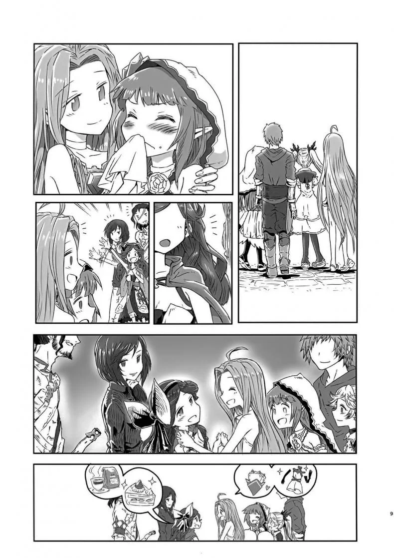 ขอแยกไปหาอะไรหน่อยนะ (Zenkuu no Hasha 15) [Onibi Kuudan (Onibi)] Io-chan to Gran-kun ga Ichaicha H Shichau Hon (Granblue Fantasy) หน้า 8