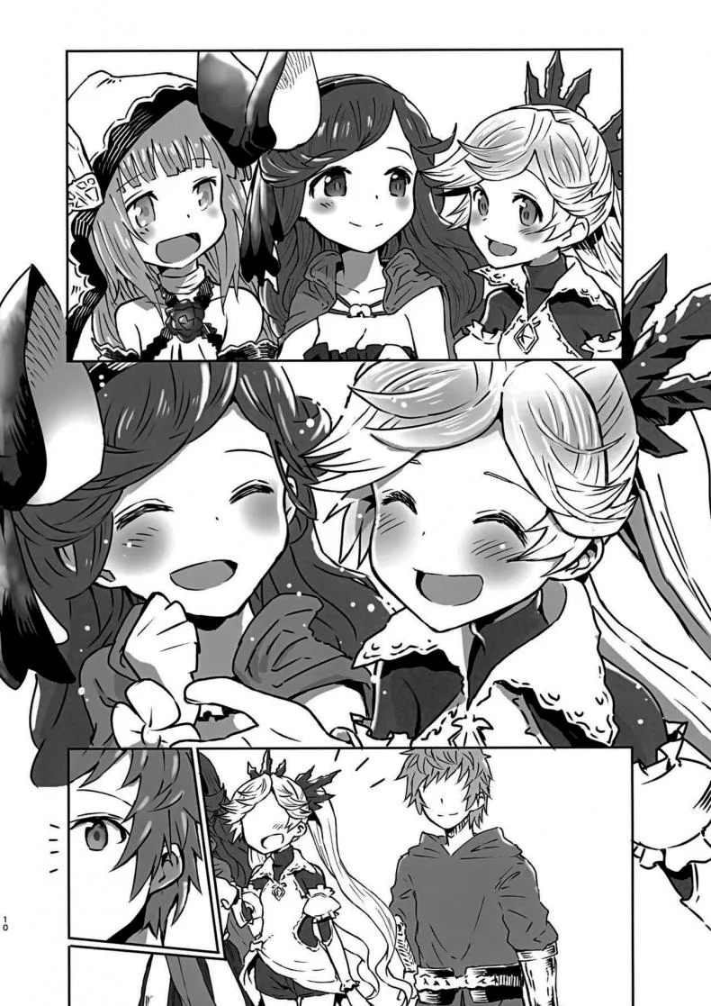 ขอแยกไปหาอะไรหน่อยนะ (Zenkuu no Hasha 15) [Onibi Kuudan (Onibi)] Io-chan to Gran-kun ga Ichaicha H Shichau Hon (Granblue Fantasy) หน้า 9