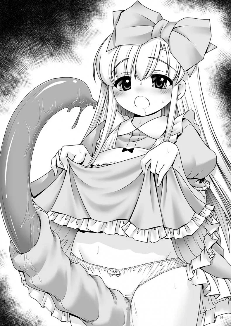 ขออีกทีละกันนะ [Yosutebito na Mangakaki (Tomoki Tomonori)] Alice to Taieki Mazeau Shokushu Douketsu (Alice in Wonderland) หน้า 34