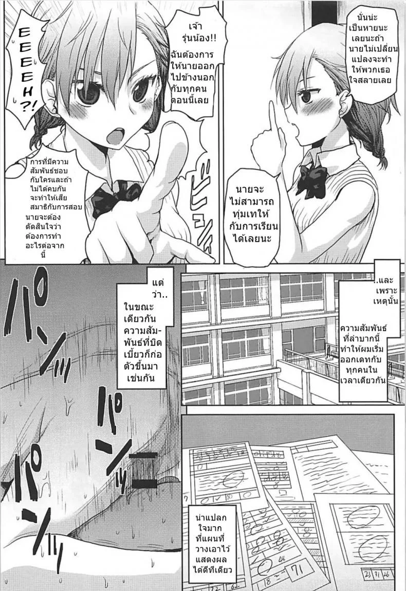 บทเรียนร่วมกัน [Omodume (Kushikatsu Koumei)] Omodume BOX 41 (Bokutachi wa Benkyou ga Dekinai) หน้า 5