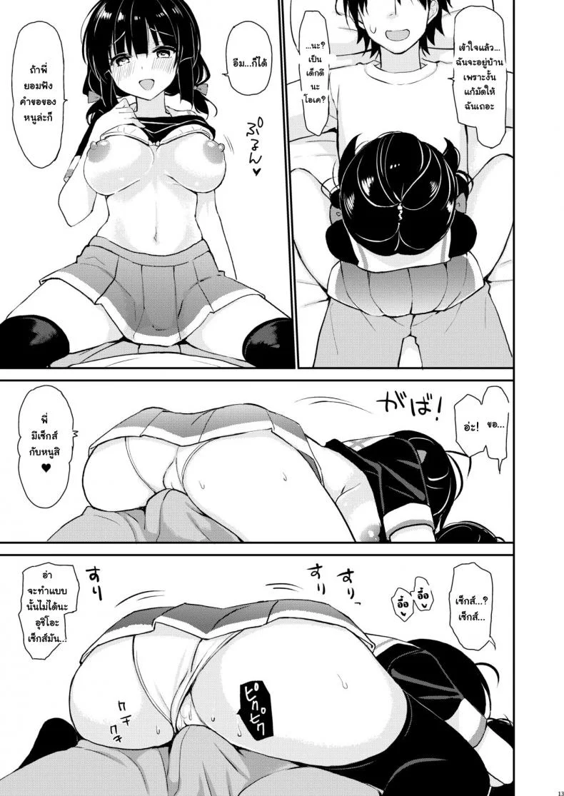 [PigPanPan (Ikura Nagisa)] Boku wa Imouto ni Sakaraenai - I cannot go against my sister หน้า 12