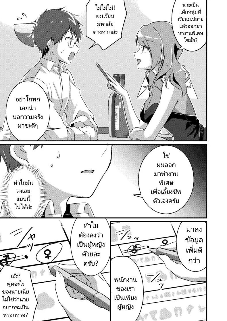 เปลี่ยนนายให้เป็นสาวน้อยบริการ [TSF no F (NOMU)] Gal kei Joshi ni Kakikaerareta Ore  I was rewritten as a gyaru girl หน้า 4