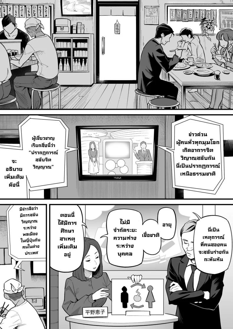 สลับจิตวิญญาณ [Ame no Machi] Soul Swapping Phenomenon -Case 1 Shiori Fukami- หน้า 10