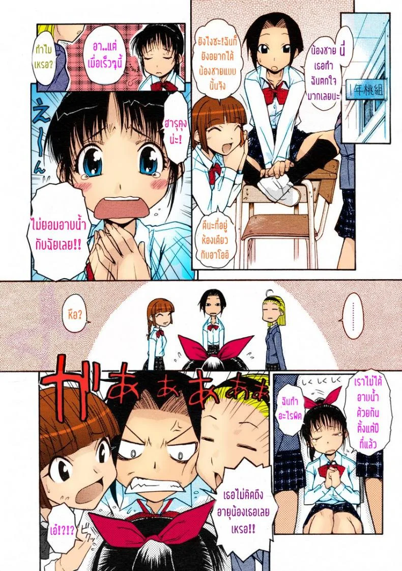 อย่าทำแบบนี้ไม่ว่ากับใคร เข้าใจไหม [Isorashi] Onee-chan Senyou! (COMIC Megastore H 2005-07) หน้า 4