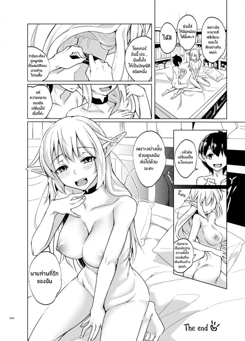 สาวเอลฟ์ที่ผมมอบความรักให้[SlapStickStrike (Stealth Changing Line)] Toaru Elf o Hikitorimashite Taking Care of a Certain Elf หน้า 23