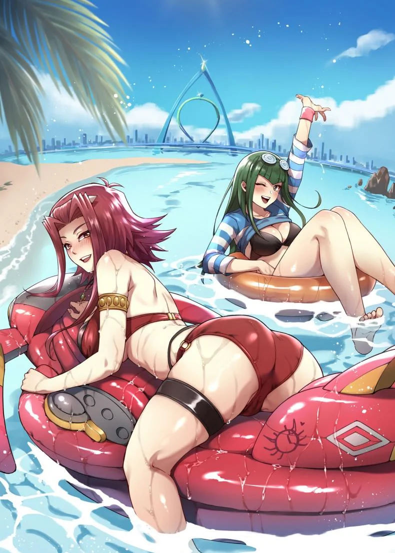 ดูเอลกลางทะเล [Miburi (MIBRY)] Samakani (Yu-Gi-Oh! 5D's) หน้า 35