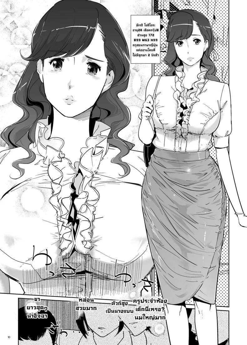 ทำให้เด็กมันรู้ [c.n.p (clone Ningen)] Yoshioka Sensei wa Boku Senyou Deep Throat Onahole หน้า 11